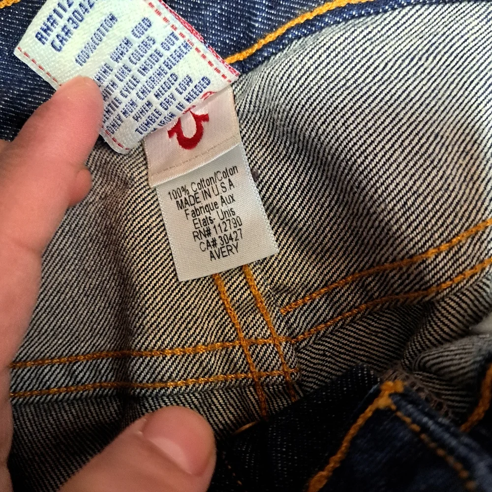 True‎ Religion Avery Slim straight Leg Jeans - Picture 5 of 13